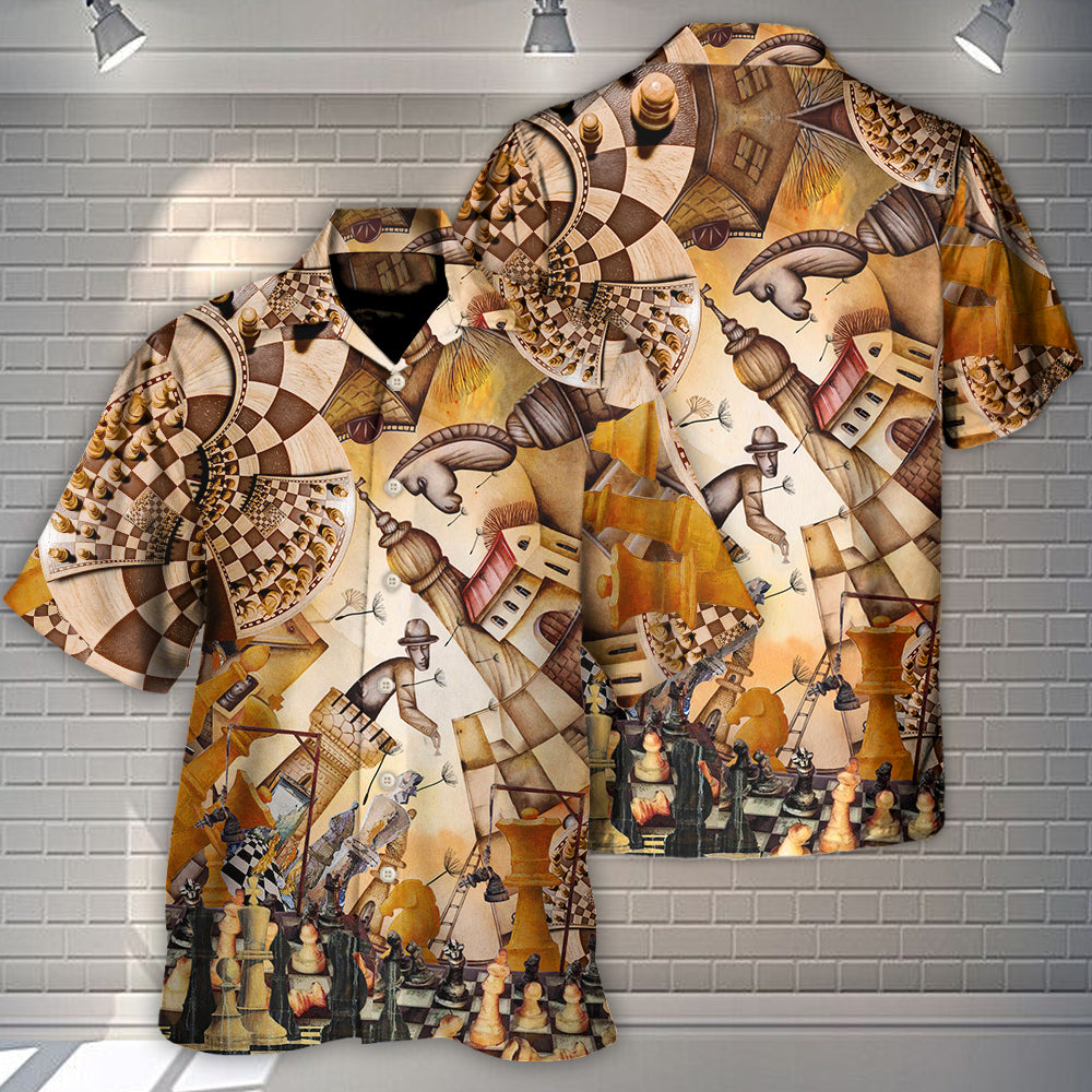 Chess Life Is A Chess Don't Waste A Move - Hawaiian Shirt