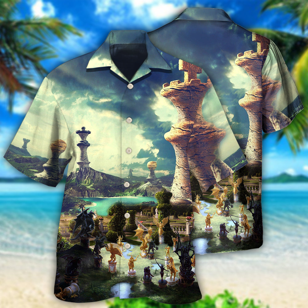 Chess Is A Funny Game Blur - Hawaiian Shirt