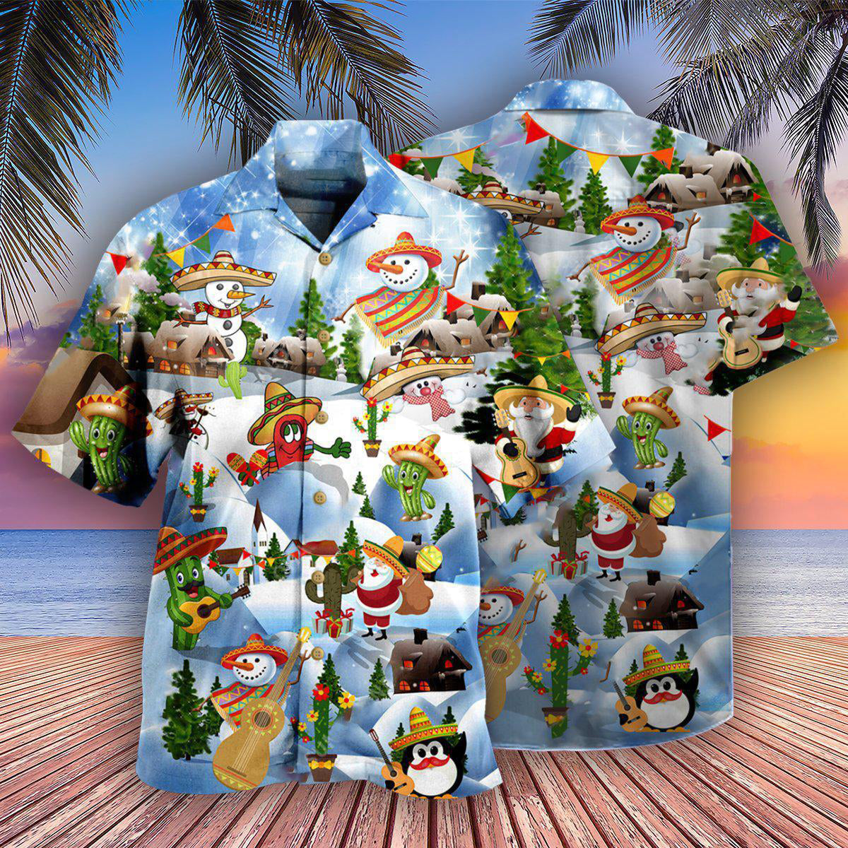 Christmas Mexican Say Merry Christmas - Hawaiian Shirt