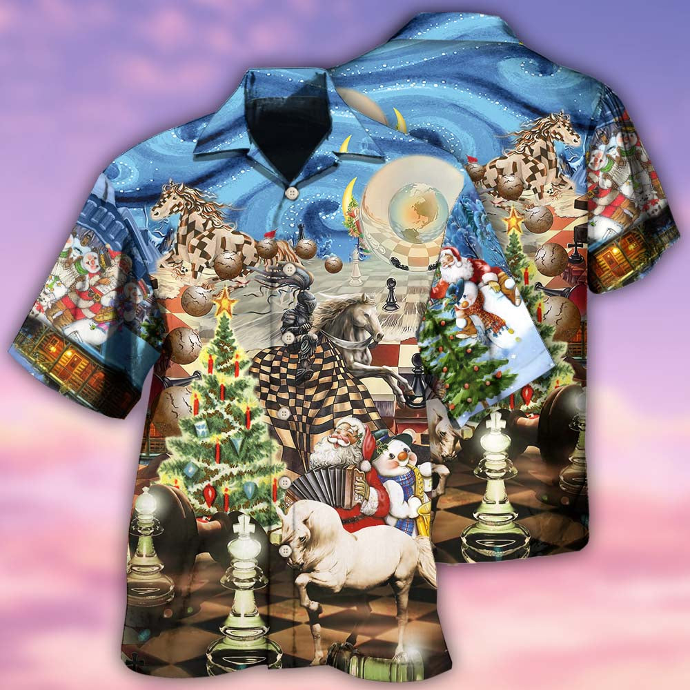 Chess Power Of The Knights - Hawaiian Shirt