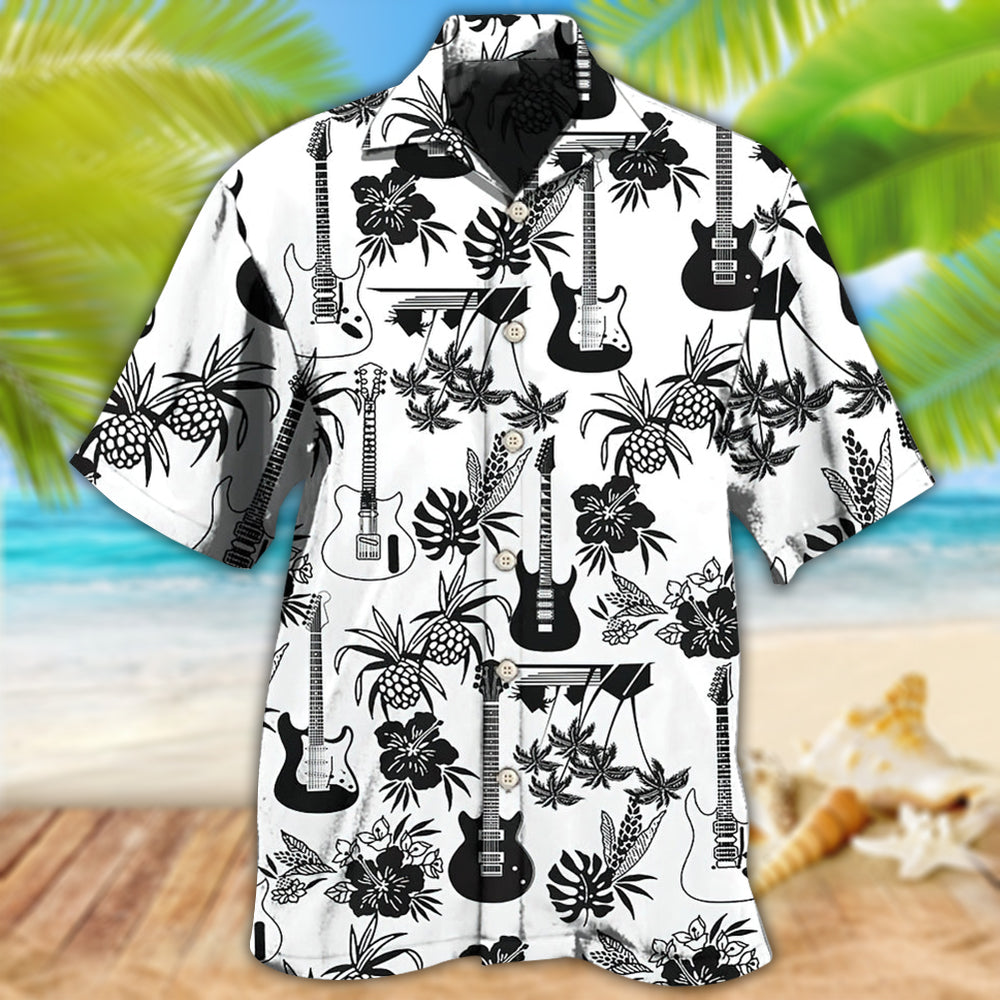 Guitar Music With Electric Guitar - Hawaiian Shirt