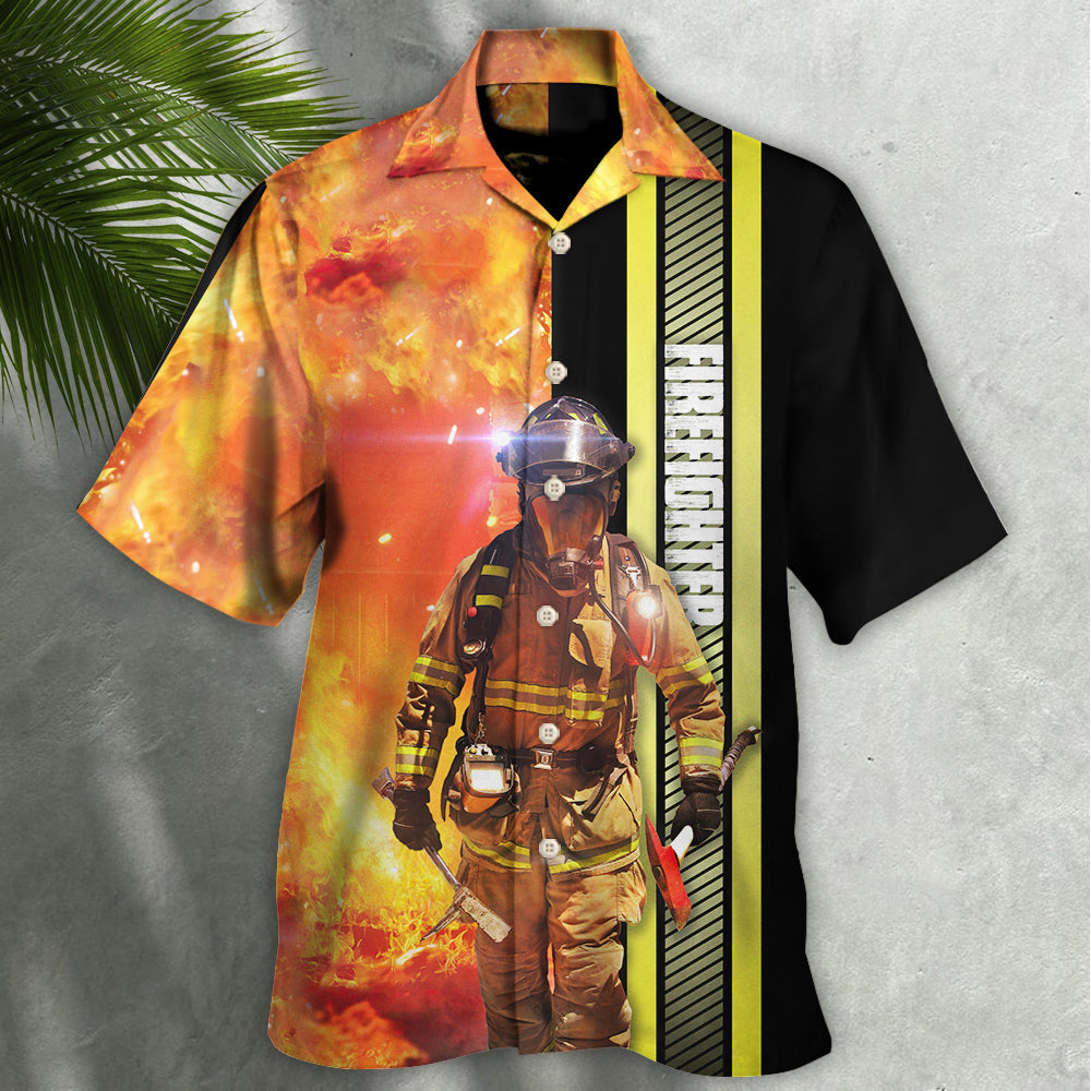 Firefighter Hot Fire - Hawaiian Shirt