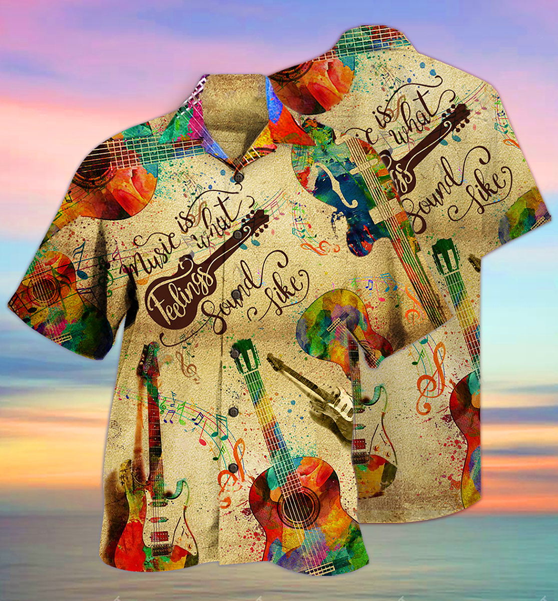 Guitar Can Sing - Hawaiian Shirt