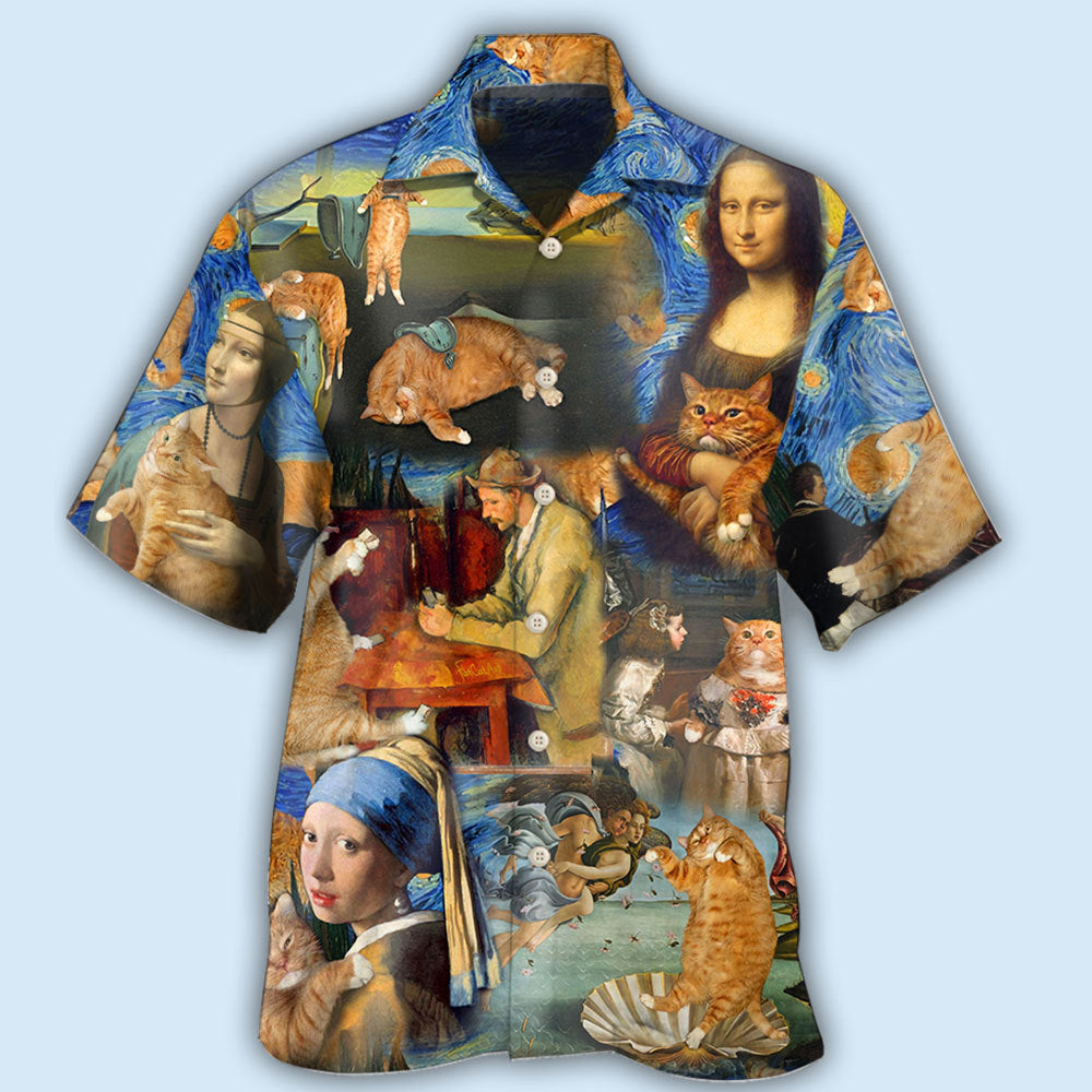 Cat Lover Art - Hawaiian Shirt