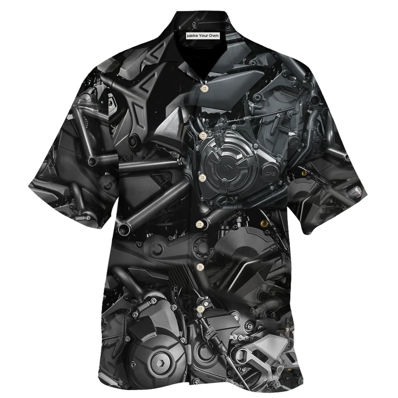 Motorcycle Live To Ride Luxury - Hawaiian Shirt